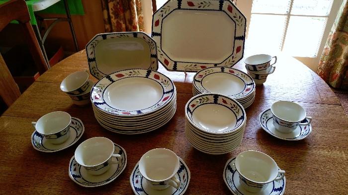 Adams China - 'Lancaster' pattern partial dinnerware set