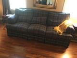 plaid sofa - furniture - living room 
