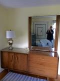 Mid Century Bureau with mirror