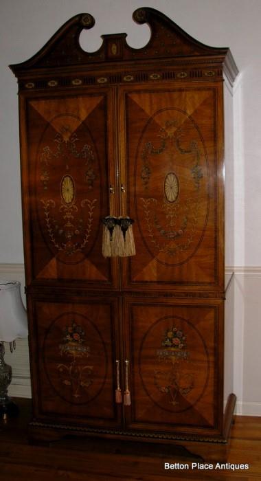 Large inlaid Armoire