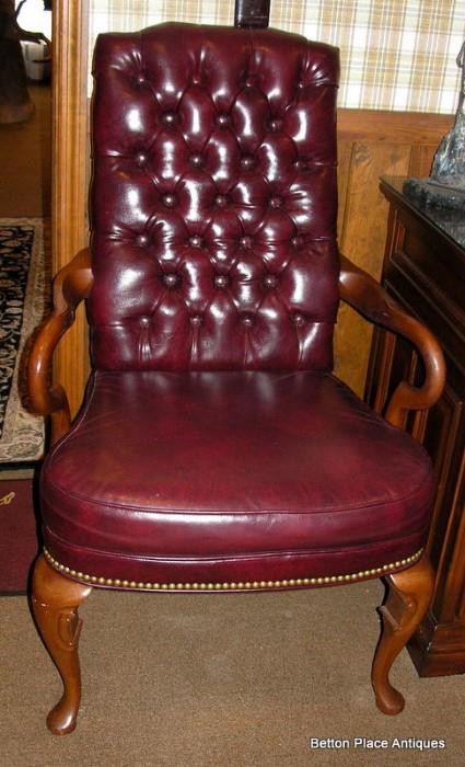 Leather office Chair buttoned