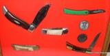Variety of Pocket Knives...Schrade, Buck, Gerber, Kershaw and Case