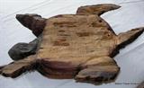 Underside of hand made turtle