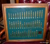 Encased Ammunition with sizes below each item....