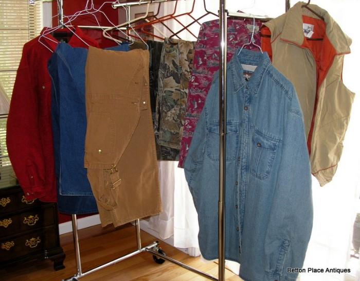Mens size 40/34 Overalls, Hunting Gear and more size XL...