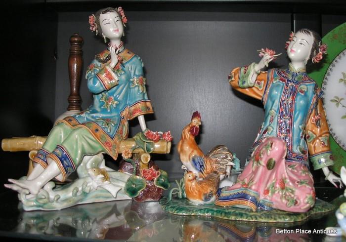 Two Exquisite Japanese Figurines