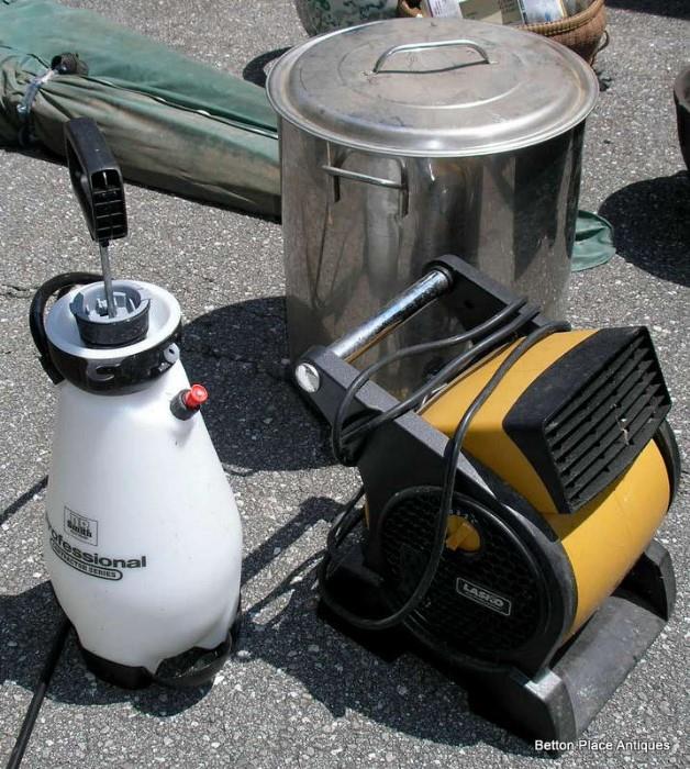 Sprayer, Turkey Cooker and more