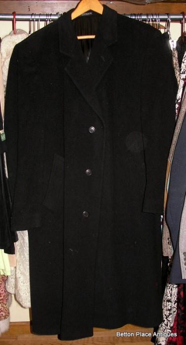 Men's Full length cashmere Coat