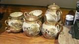 Japanese Satsuma teaset