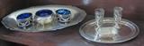 Sterling Silver Trays, Salts, Demitasses etc.