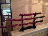 Japanese sword display