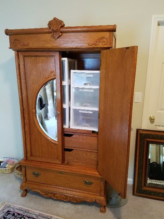 Easily used as an armoire 