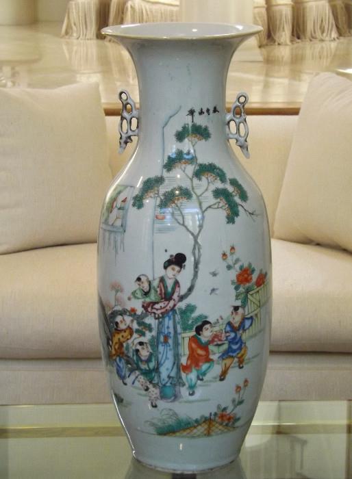 Republic China 23" Vases 100 Years old