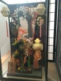 Japanese Doll in Glass Case