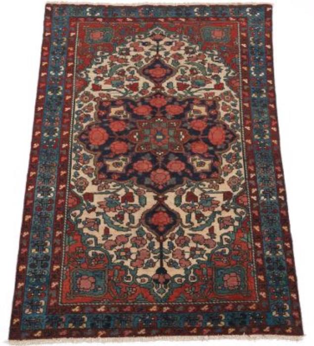Antique Persian Bakhtiari Carpet 