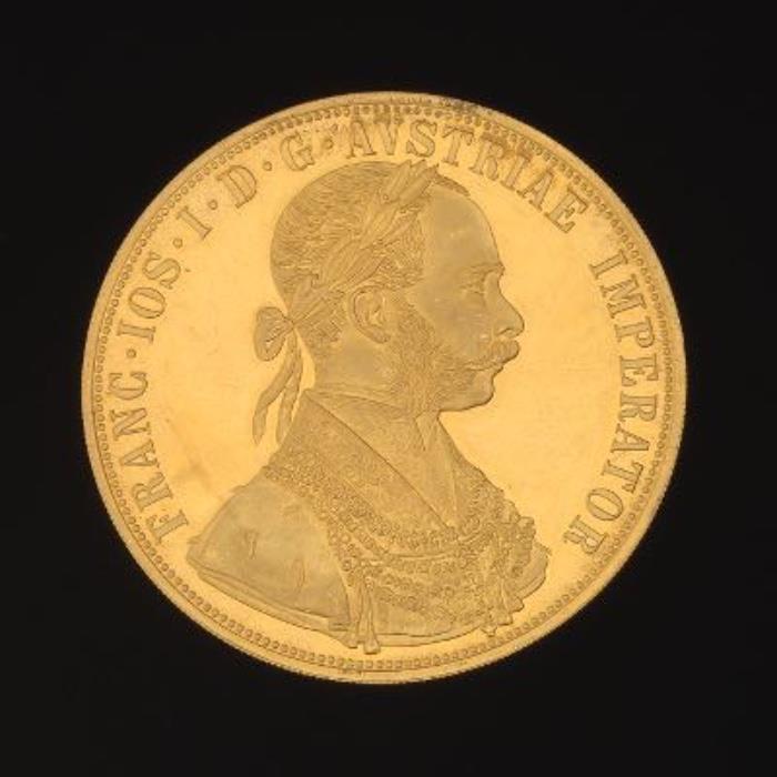 Austrian 4 Ducat Gold Coin 