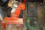 Snowblower  Lawn Mower  Yard Tools