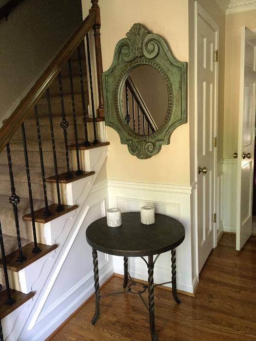 Foyer Table and Mirror