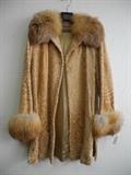 Beautiful Bisang Couture lamb and fur coat stars at $650