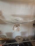 Steuben pedestal compote/candy dish
