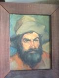 Miner painting by Hal Bishop 1949