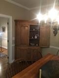 antique corner hutch purchased in Knoxville, TN in the early 1980s