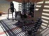 Work out equipment, patio furniture