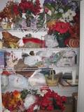Closet filled with all artificial flowers