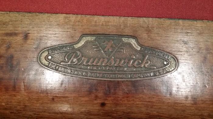 Vintage Brunswick Anniversary Pool Table