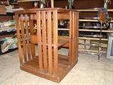 MIssion Oak revolving book case bookcase