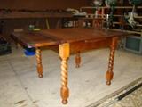 Barley twist draw leaf table