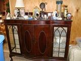 Display cabinet, crystal, china, collectibles