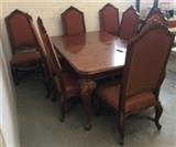 Henredon Dining Room Table w/8ct. Chairs, 2ct. Leaves
