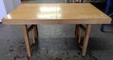 Vintage Blond Dining Table
