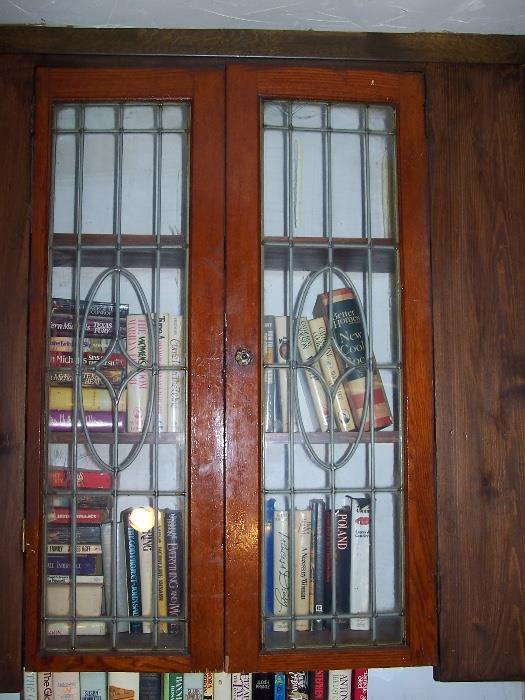 Vintage Bookcase Doors Approx 40 x 13 from a home in Detroit