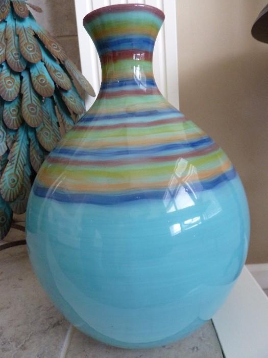 Beautiful colorful vase