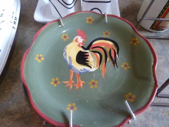 Rooster wall plates