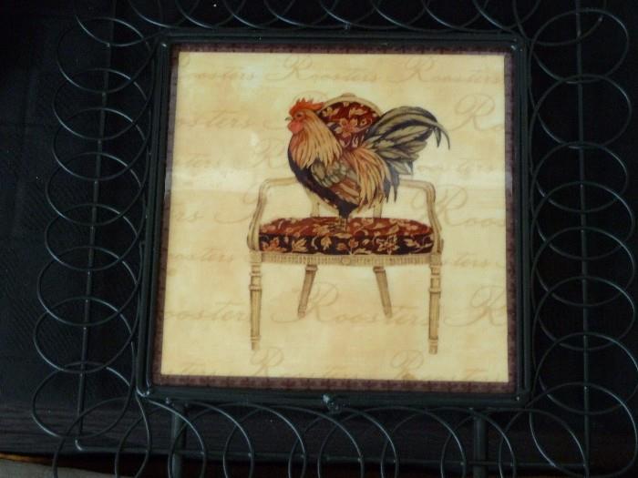 Rooster wall art