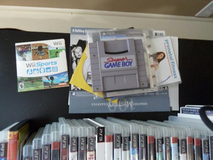 Game boy and wii sports