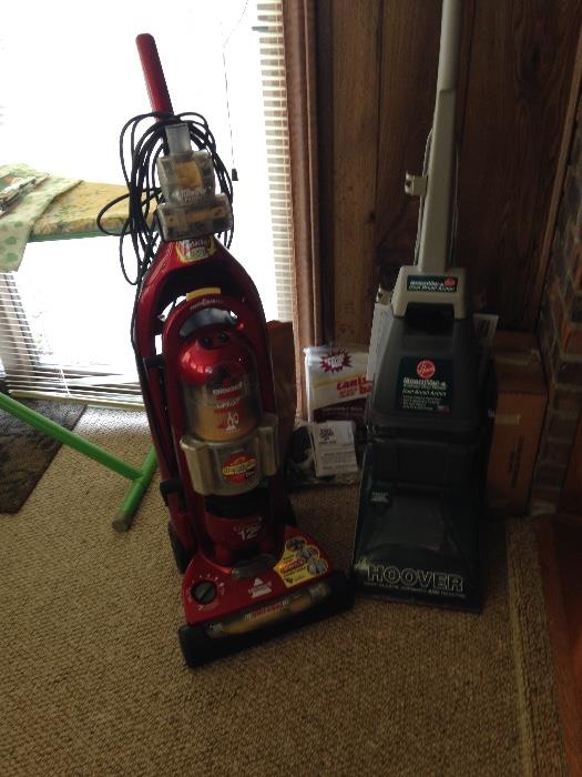 Brand new vacuum and Hoover steam vac