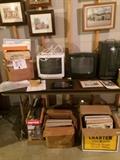 TV's, vinyl records, pictures
