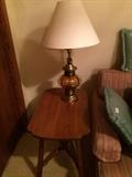 side table & lamp