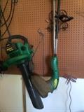 yard trimmer, blower