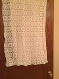 Crocheted tablecloth