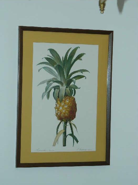 Great Pineapple Print For Kitchen Or Dining Area