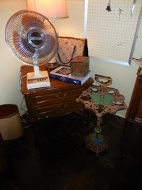 Vintage Smoking Stand..No Glass Insert Ashtrays