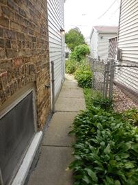 This is the gangway to get to BACK DOOR..where we will let you in