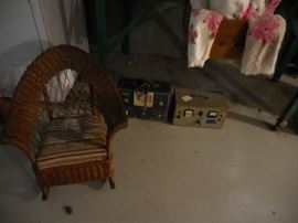 Childs Vintage Wicker Rocking Chair