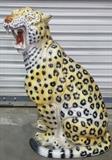 Limited Edition Numbered Italian Ceramic Leopard   24" Tall