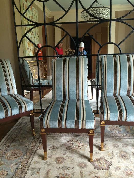 6 upholstered chairs by Hickory 300.00 each
